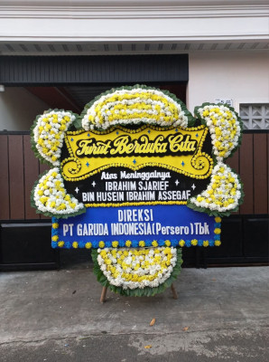 Papan Bunga Duka di Kebon Kangkung