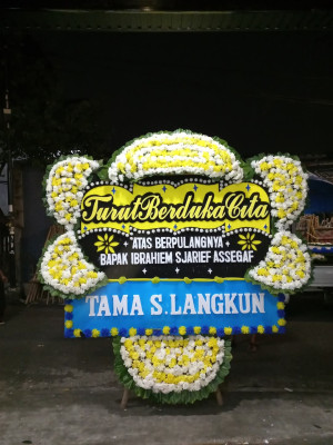 Papan Bunga Duka di Kebon Kangkung