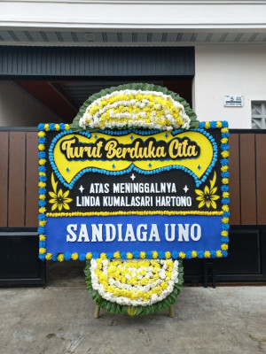 Papan Bunga Duka di Kebon Kangkung