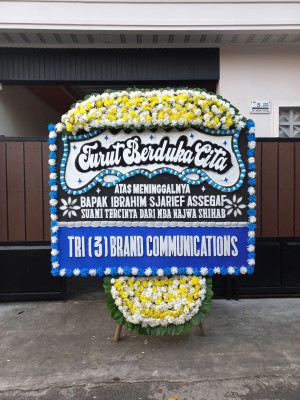 Papan Bunga Duka di Kebon Kangkung